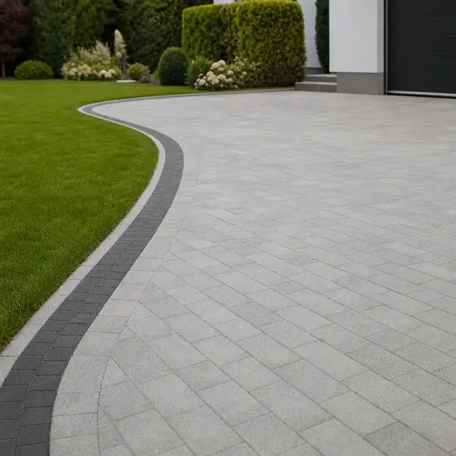 Contrasting borders &mdash; a sample of the finish