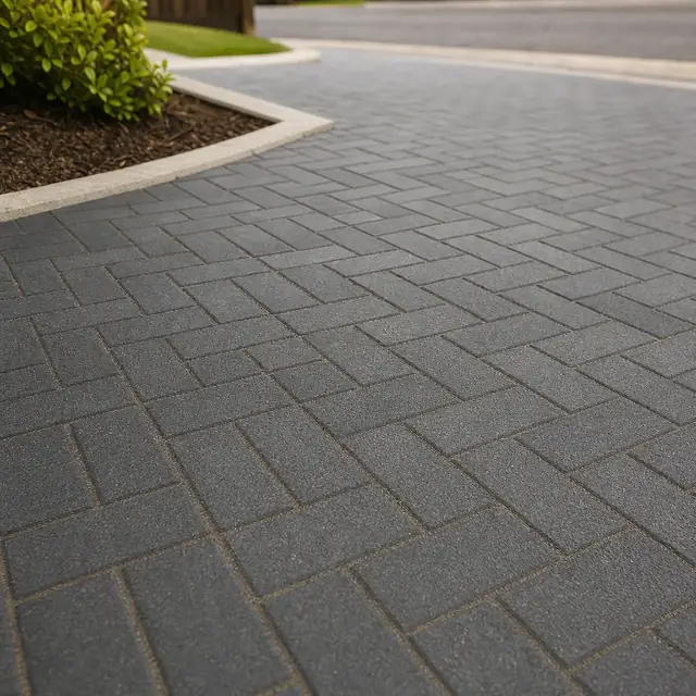 Herringbone &mdash; a sample of the finish