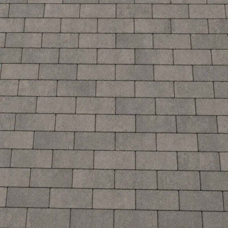 Stretcher bond block paving pattern