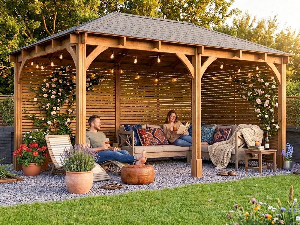 Gazebo &mdash; a sample of the finish